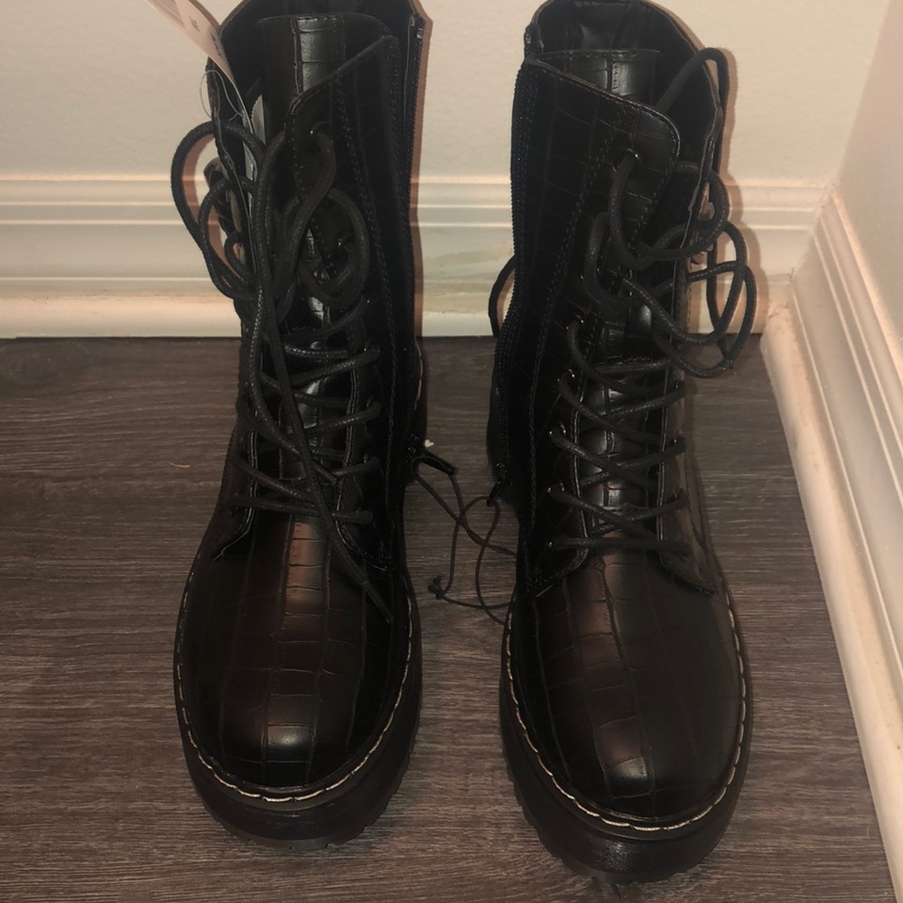 Black Combat Boots